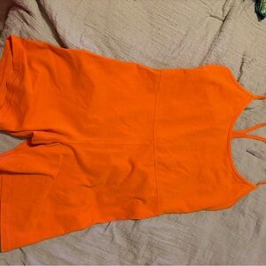 Old Navy Bright Orange Women's Romper